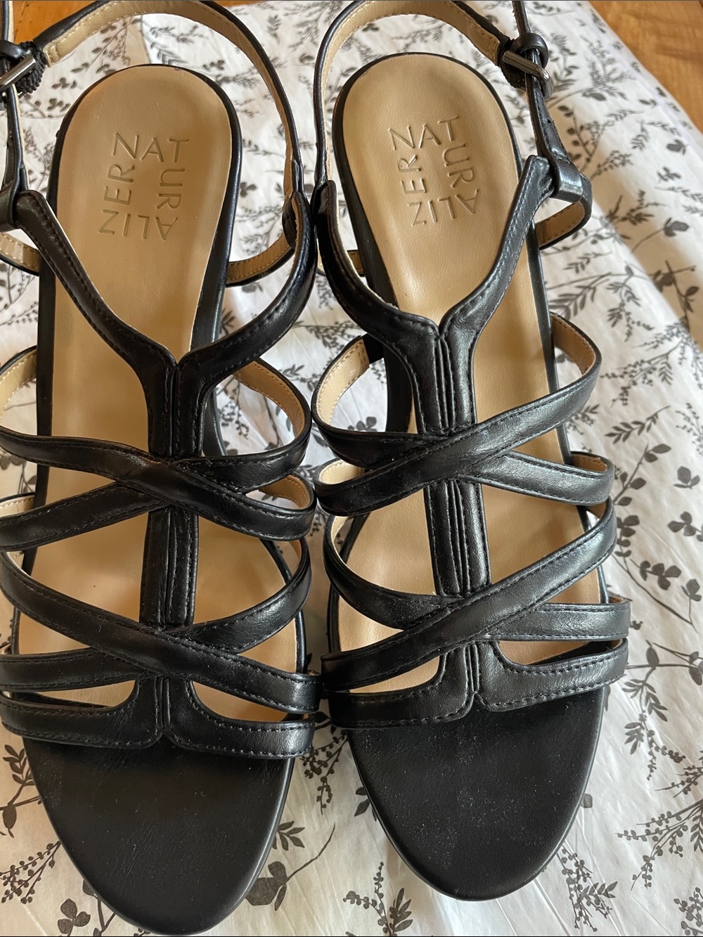 Naturalizer Baylor Black Strappy Slingback Heels. NWOT. Never worn! Brand new. - Picture 15 of 15